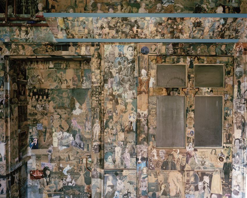 Collage, The Chantry, Frome, Somerset, January 2025